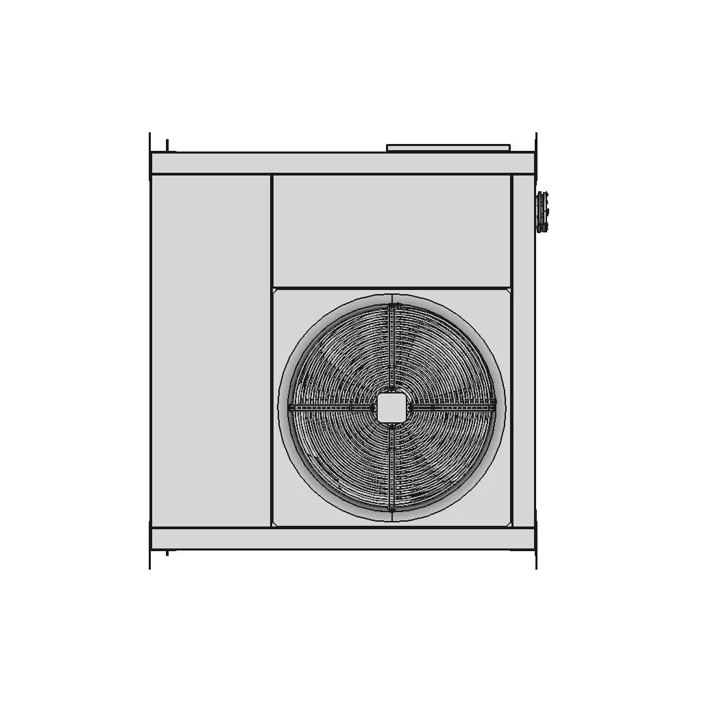 Air Cooled Chiller 8Tr Nominal 1 | Industrial CAD Design_270_0_degree_snapshot