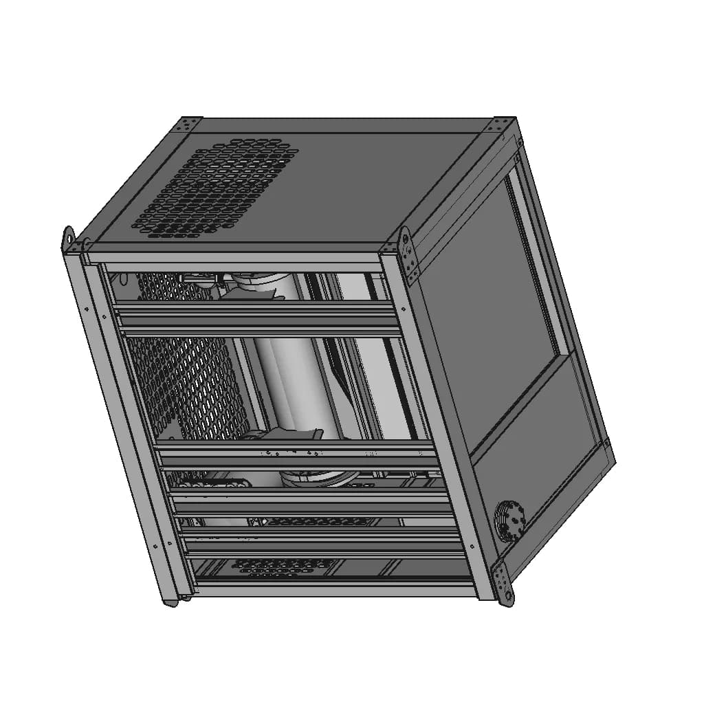 Air Cooled Chiller 8Tr Nominal 1 | Industrial CAD Design_60_30_degree_snapshot