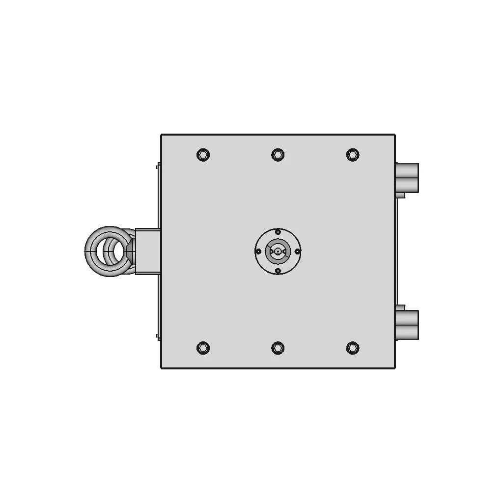 Mixer Bottom Half Injection Moulded 1 | Industrial CAD Design_0_0_degree_snapshot