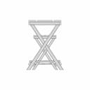 Wooden Suitcase Holder 1 | Industrial CAD Design_0_270_degree_snapshot