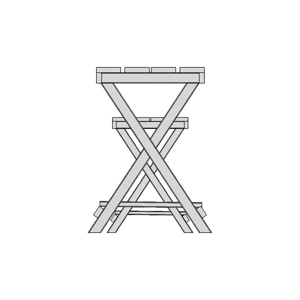 Wooden Suitcase Holder 1 | Industrial CAD Design_0_90_degree_snapshot