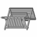 Wooden Suitcase Holder 1 | Industrial CAD Design_60_30_degree_snapshot