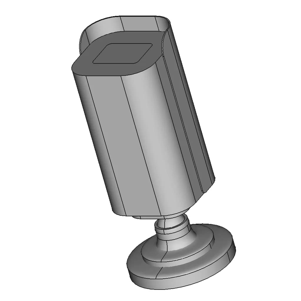 Surveillance Camera 4 | Industrial CAD Design_60_30_degree_snapshot