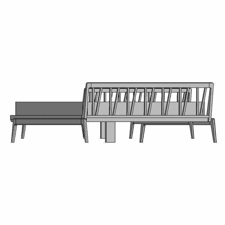 Bed 183 | Industrial CAD Design
