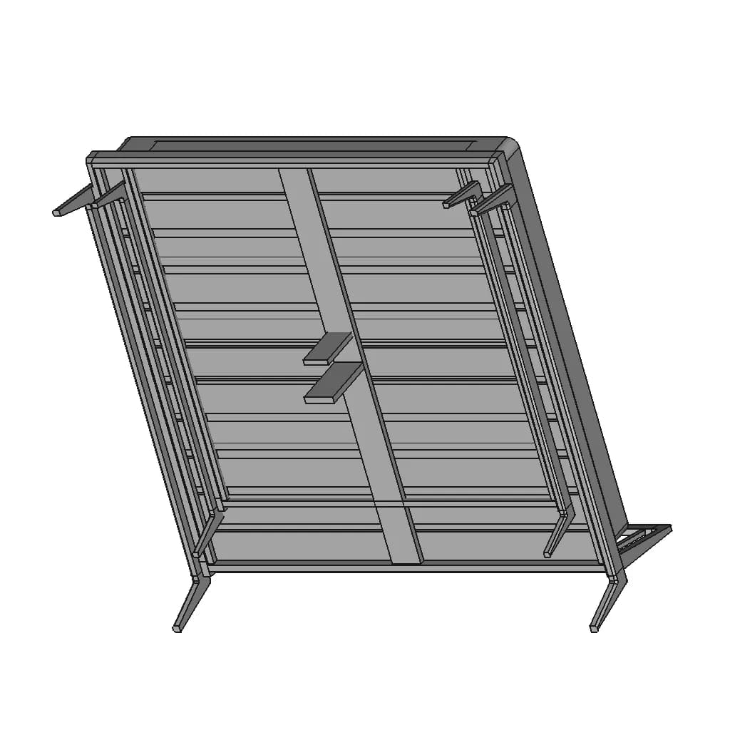 Bed 183 | Industrial CAD Design_60_30_degree_snapshot