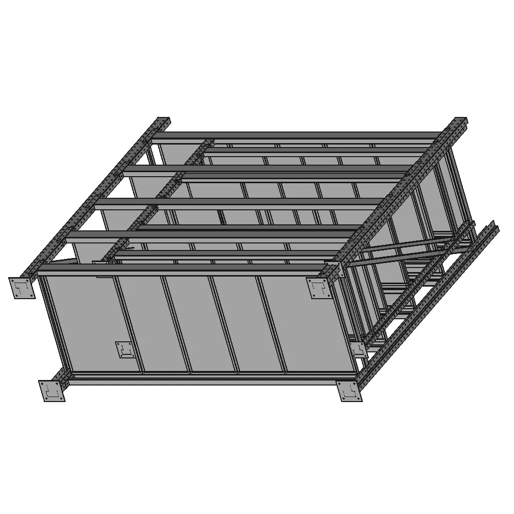 Heavy Duty Stand 2 | Industrial CAD Design_60_30_degree_snapshot