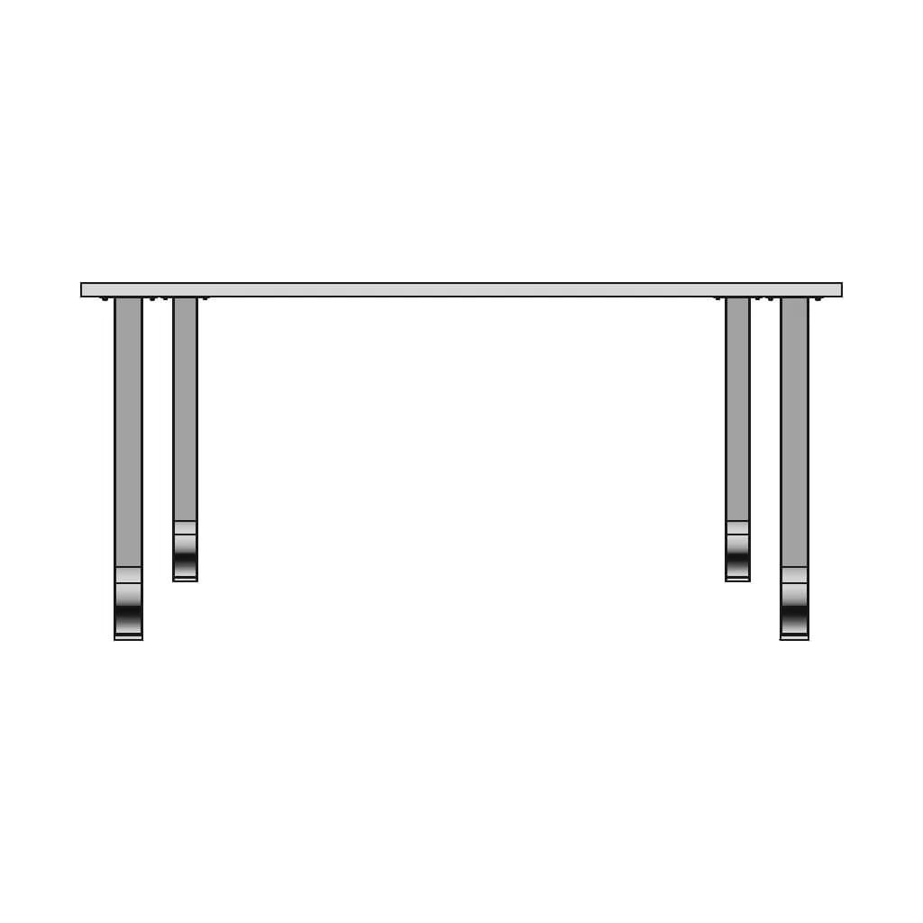 Desk With Z Shaped Leg 1 | Industrial CAD Design_0_0_degree_snapshot