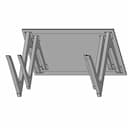 Desk With Z Shaped Leg 1 | Industrial CAD Design_60_30_degree_snapshot