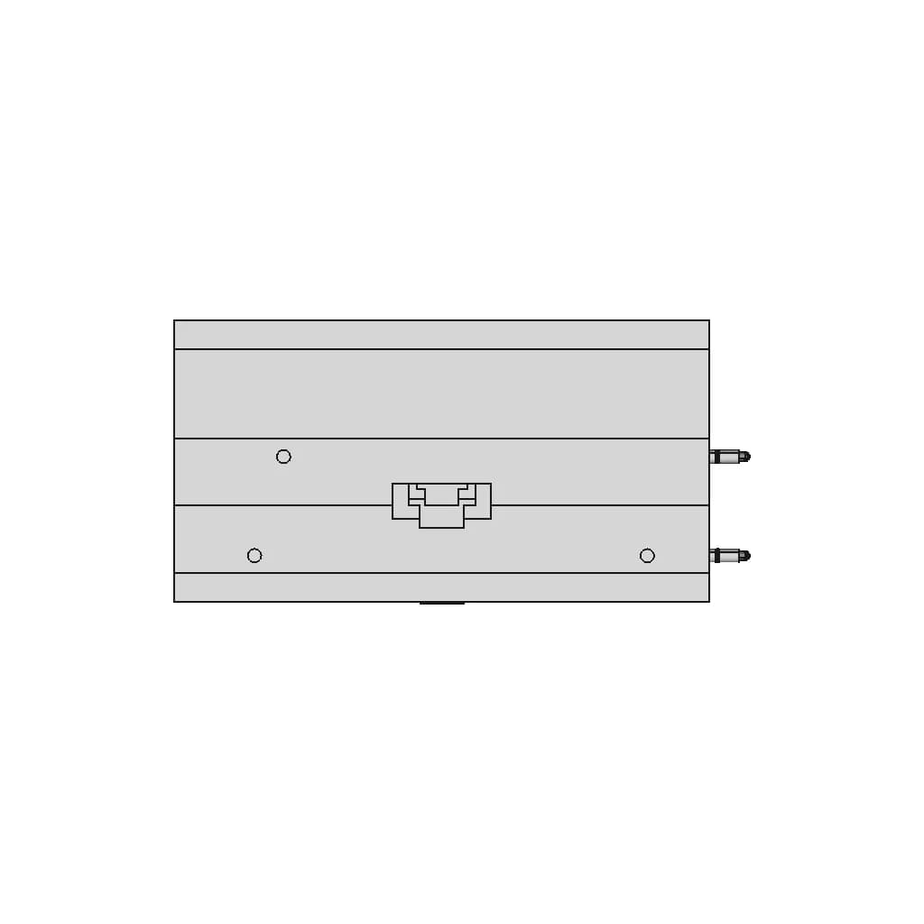 T Shaped Tube Injection Mold 2 Cavity 1 | Industrial CAD Design_270_0_degree_snapshot