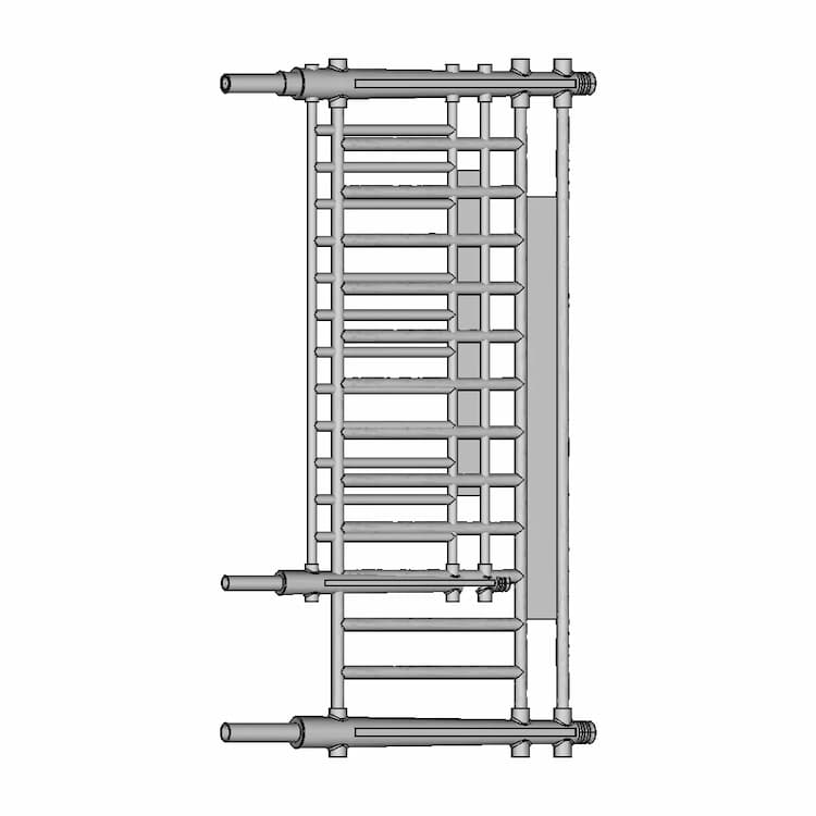School Zone Safety Fence 1 | Industrial CAD Design