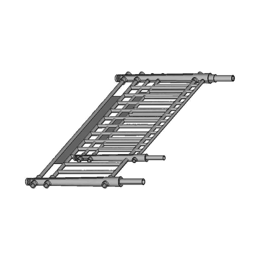 School Zone Safety Fence 1 | Industrial CAD Design_60_30_degree_snapshot