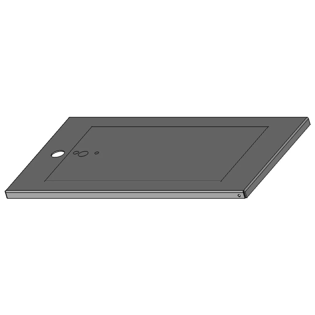King Size Cot Bed 1 | Industrial CAD Design_60_30_degree_snapshot