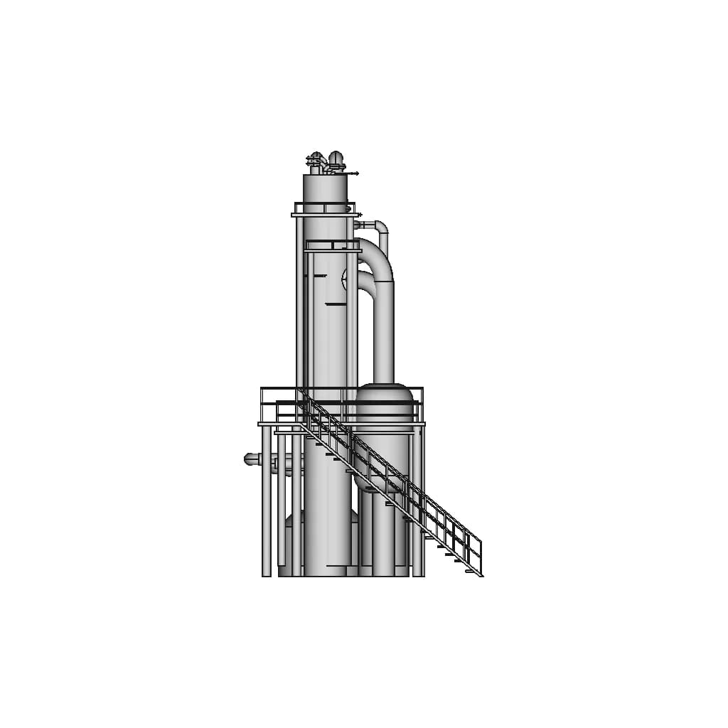 Multi Effect Evaporator 1 | Industrial CAD Design_0_270_degree_snapshot