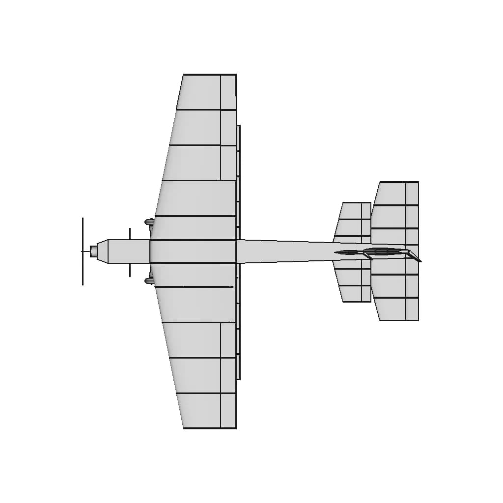 Rc Plane Basic 55In 1 | Industrial CAD Design_270_0_degree_snapshot