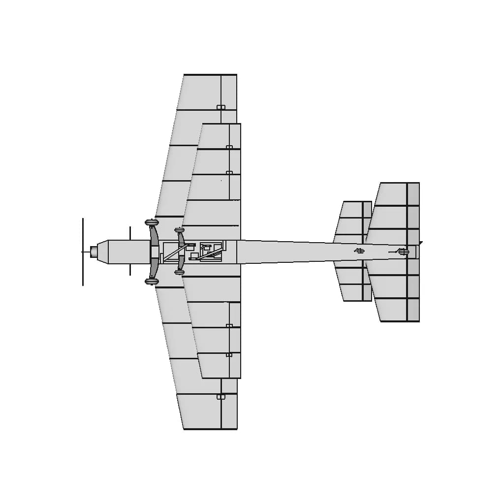 Rc Plane Basic 55In 1 | Industrial CAD Design_90_0_degree_snapshot