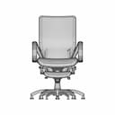 Office Chair Graffic With Glides Option 1 | Industrial CAD Design_0_0_degree_snapshot