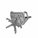 Office Chair Graffic With Glides Option 1 | Industrial CAD Design_60_30_degree_snapshot