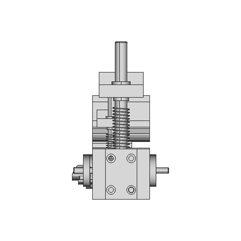 Metal Piece Forming Tool 1 | Industrial CAD Design_0_0_degree_snapshot