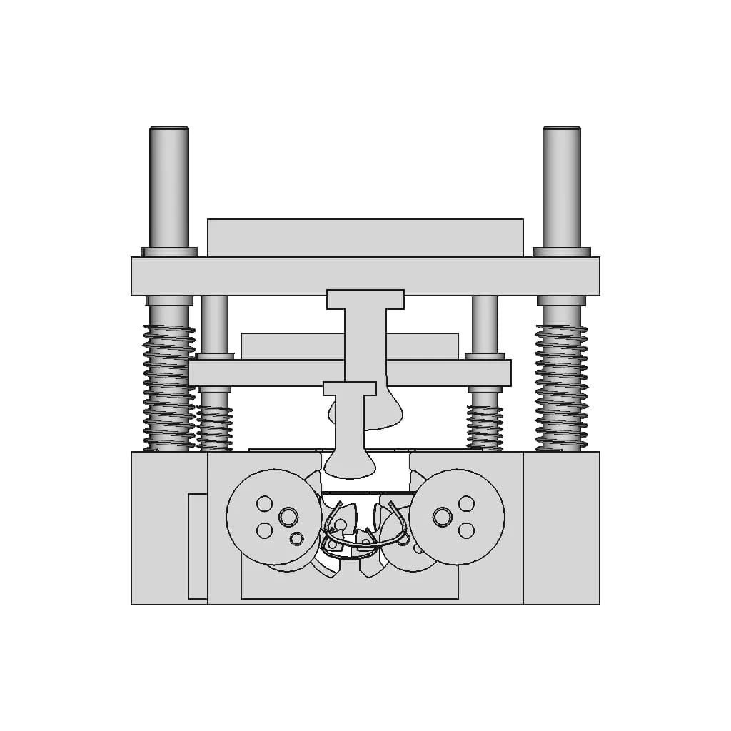 Metal Piece Forming Tool 1 | Industrial CAD Design_0_270_degree_snapshot