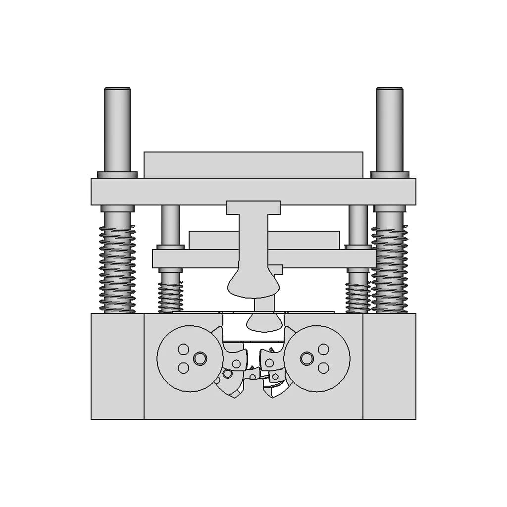 Metal Piece Forming Tool 1 | Industrial CAD Design_0_90_degree_snapshot