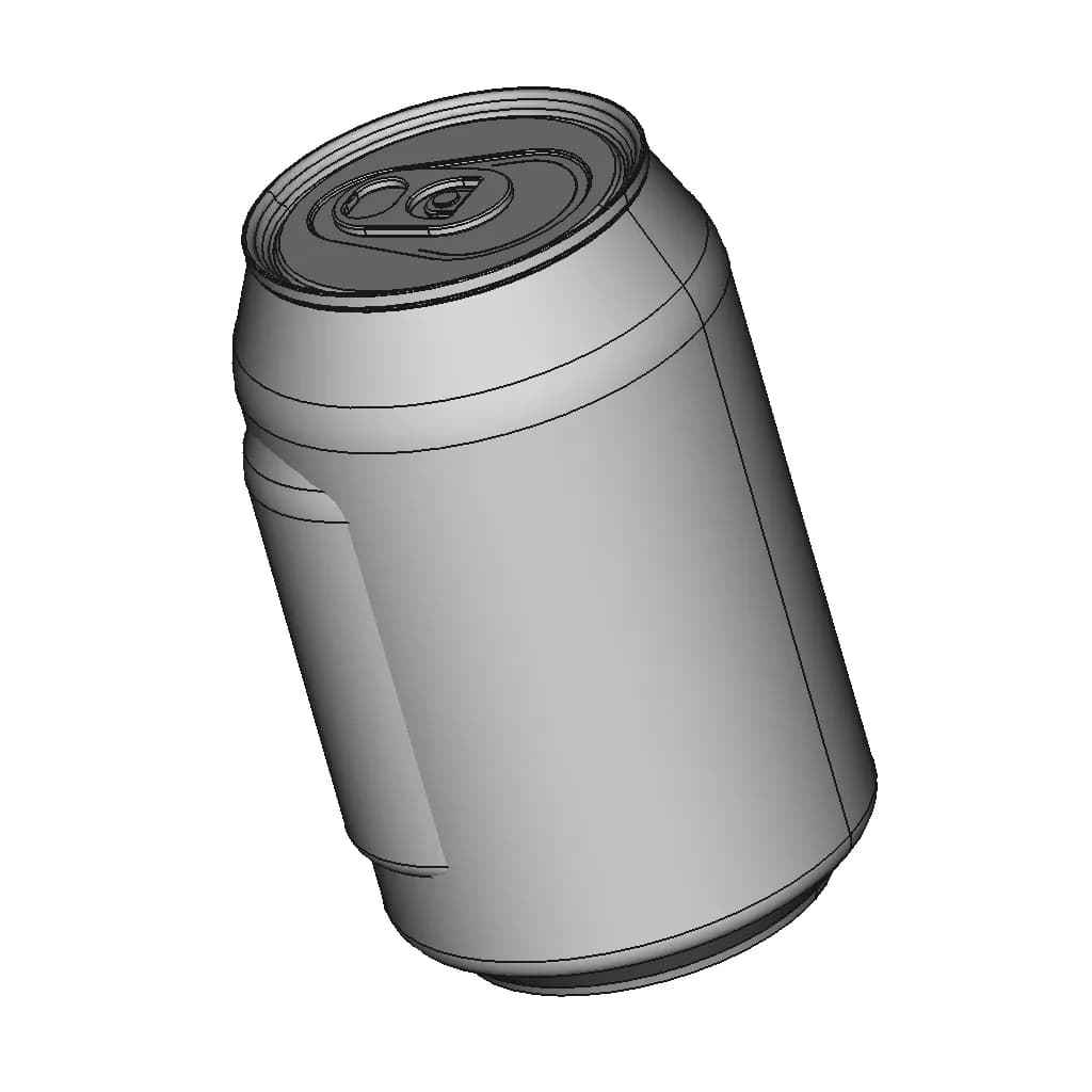 Can Holder 7 | Industrial CAD Design_60_30_degree_snapshot