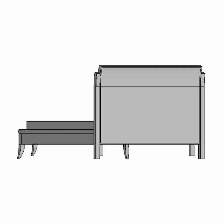 Bed 140 | Industrial CAD Design