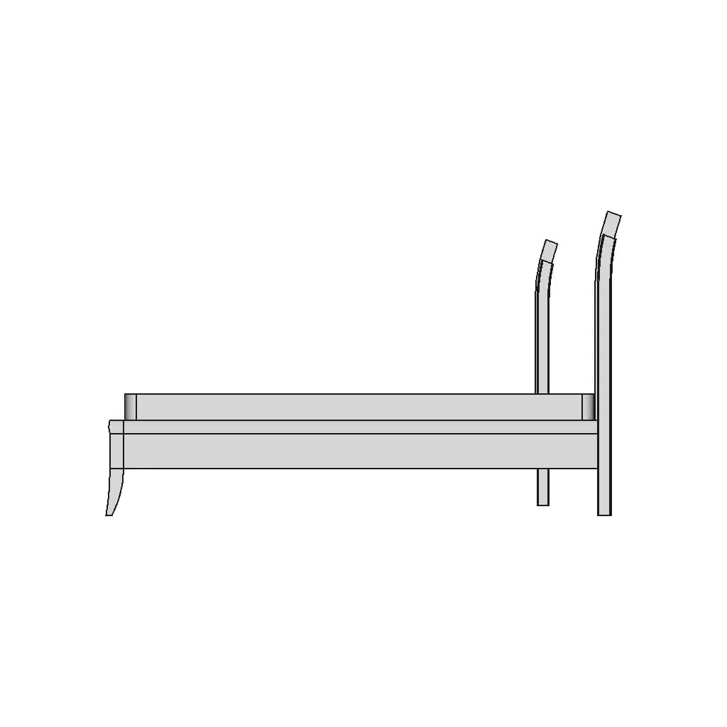 Bed 140 | Industrial CAD Design_0_90_degree_snapshot