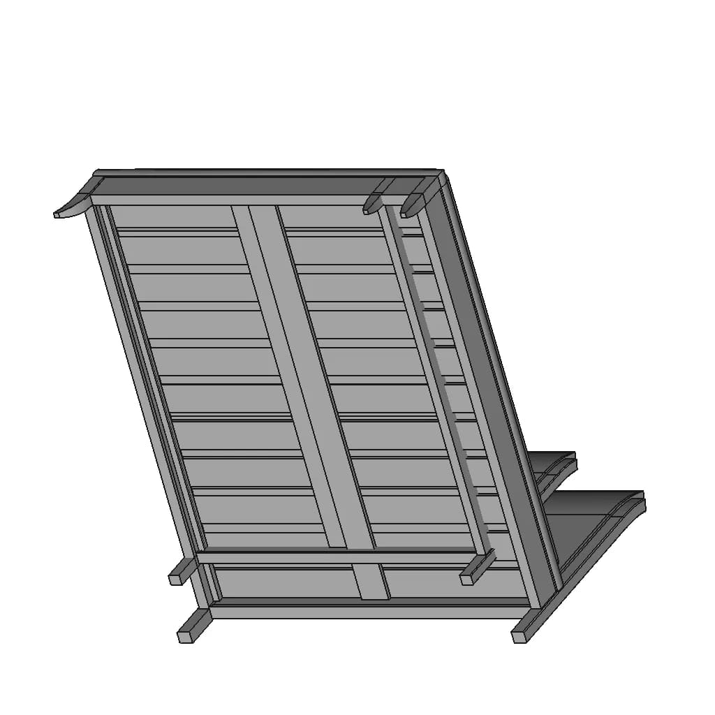 Bed 140 | Industrial CAD Design_60_30_degree_snapshot