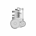 2 Cylinder Engine 18 | Industrial CAD Design_0_0_degree_snapshot