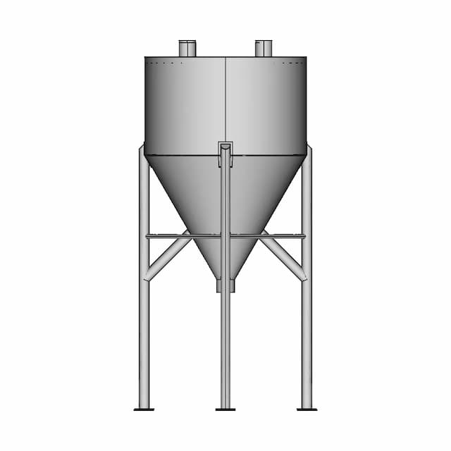 Powder Packing Ribbon Blender Machine 1 | CAD Model for Energy Systems