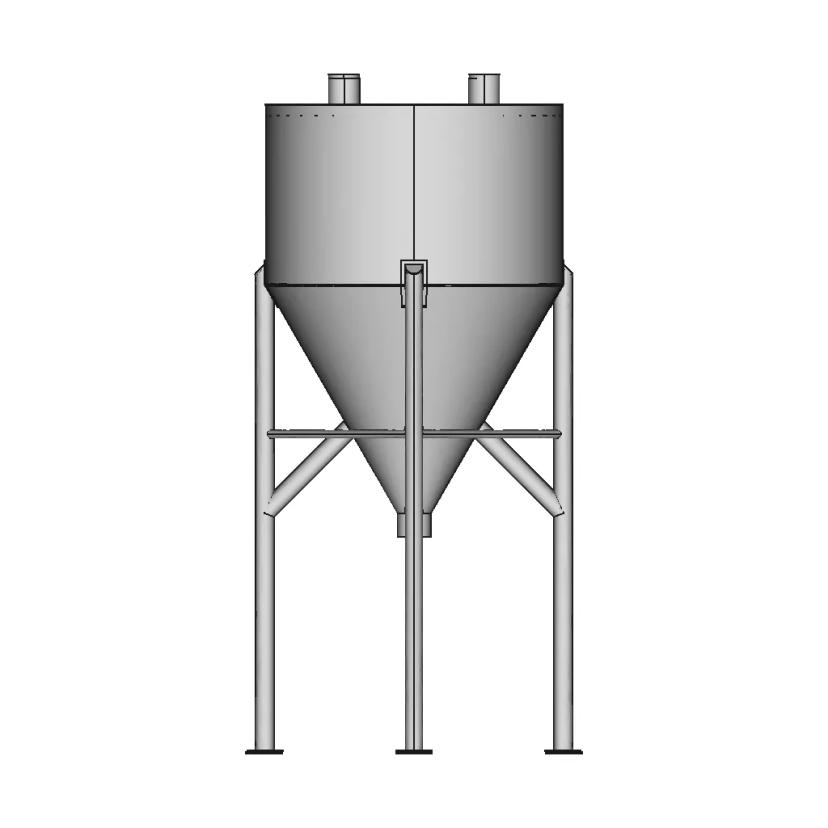 Powder Packing Ribbon Blender Machine 1 | CAD Model for Energy Systems