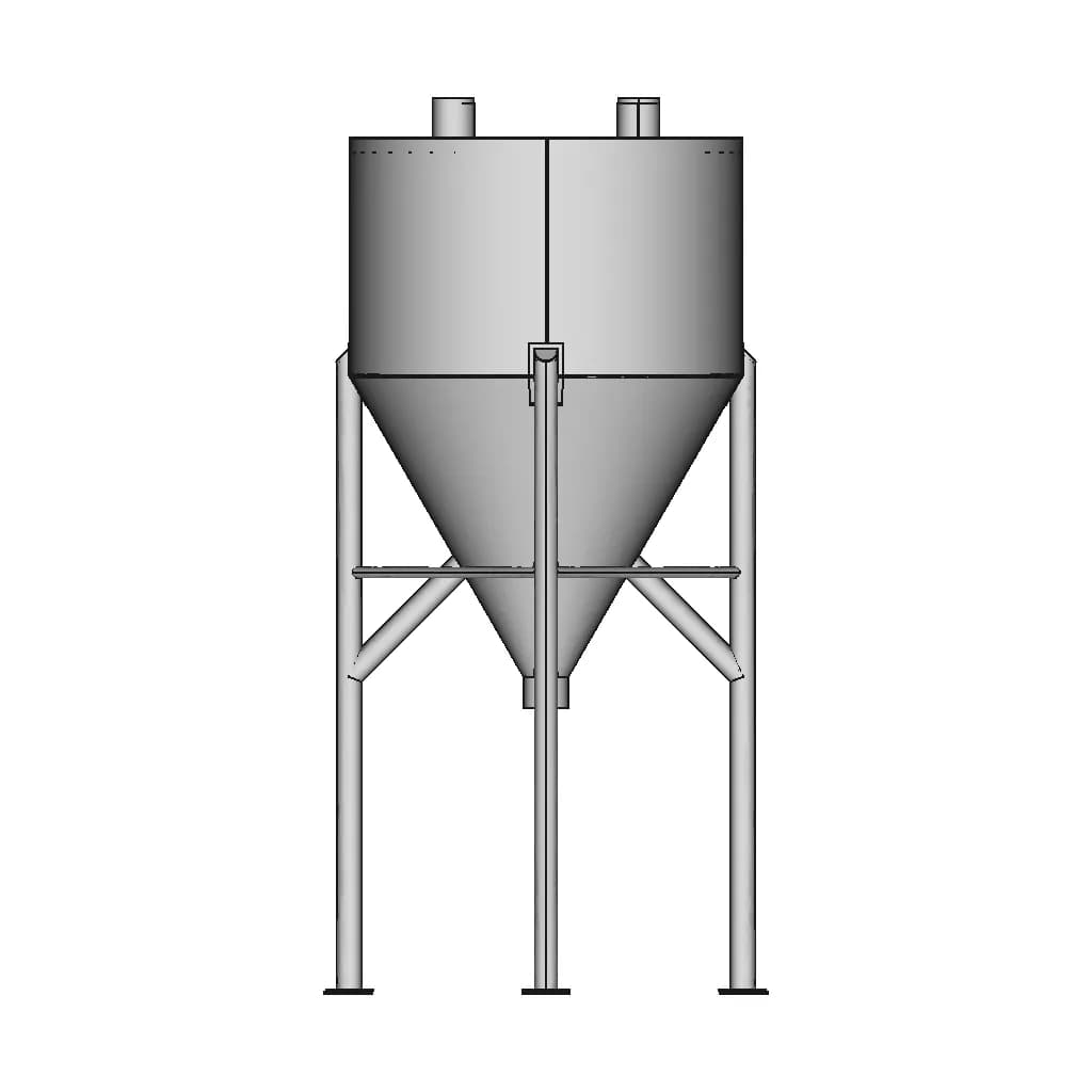 Powder Packing Ribbon Blender Machine 1 | CAD Model for Energy Systems_0_90_degree_snapshot