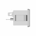 U S Panel Mount 110V Power Outlet 1 | CAD Model for Energy Systems_0_270_degree_snapshot