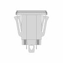 U S Panel Mount 110V Power Outlet 1 | CAD Model for Energy Systems_90_0_degree_snapshot
