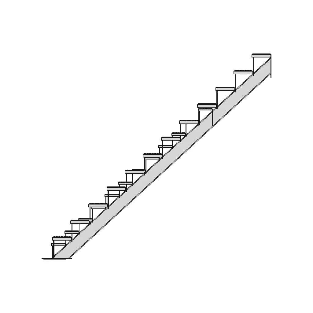 Solidworks Weldments Practice Guide Staircase Weldments 1 | CAD Model for Energy Systems_0_270_degree_snapshot
