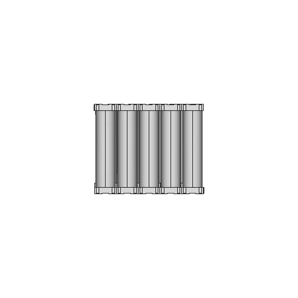 Lifepo4 32140 12S5P 1 | CAD Model for Energy Systems_270_0_degree_snapshot