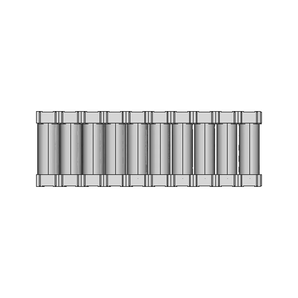 8S 10P Soft Pack 1 | CAD Model for Energy Systems_0_270_degree_snapshot