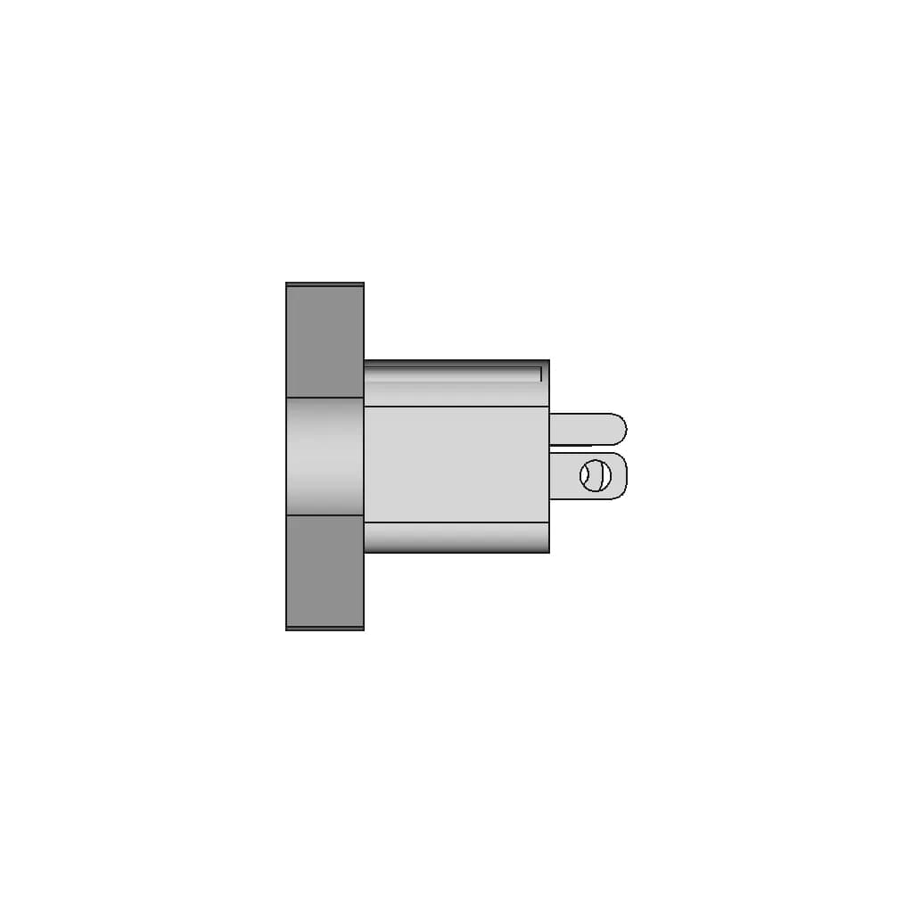3 Pin Connector C14 Connector 15A 1 | CAD Model for Energy Systems_0_90_degree_snapshot