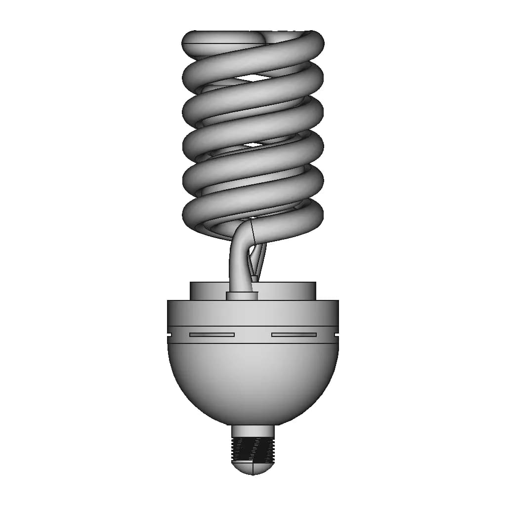 Led Lamp 33 | CAD Model for Energy Systems_0_90_degree_snapshot