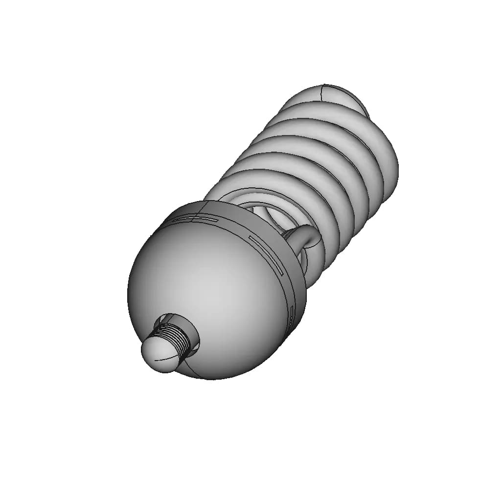 Led Lamp 33 | CAD Model for Energy Systems_60_30_degree_snapshot