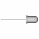 5Mm Led Diode 2P 1 | CAD Model for Energy Systems_0_270_degree_snapshot