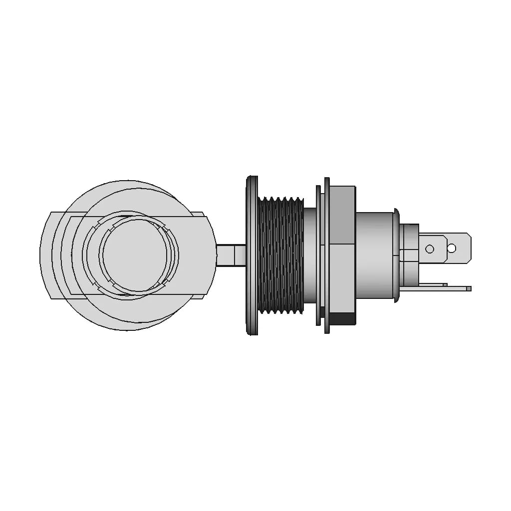 Zigarettenanzunder Fur Autp 12 V 1 | CAD Model for Energy Systems_0_90_degree_snapshot
