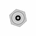Dc Connector 5 5 X 2 1Mm Panel | CAD Model for Energy Systems_0_0_degree_snapshot