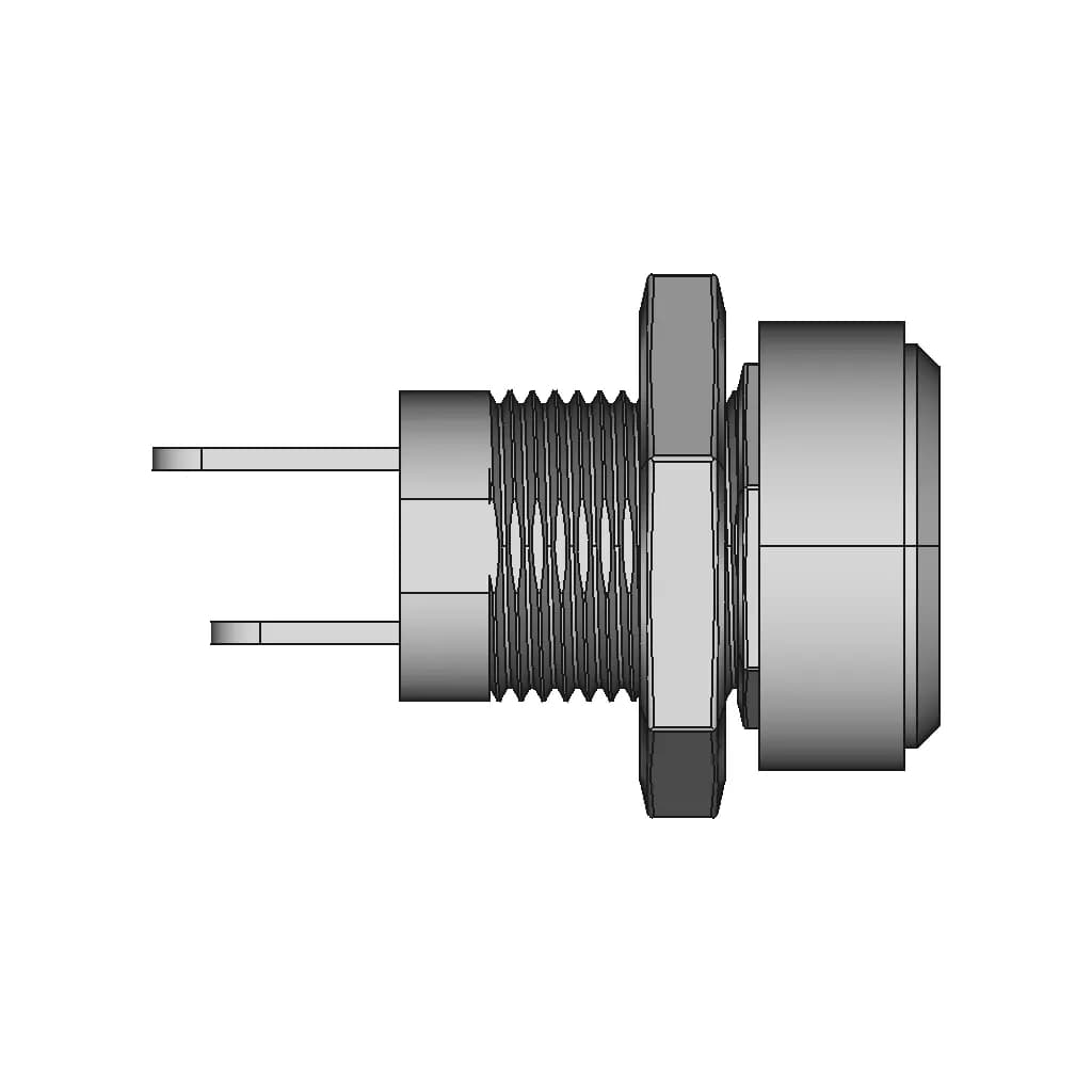 Dc Connector 5 5 X 2 1Mm Panel | CAD Model for Energy Systems_0_270_degree_snapshot