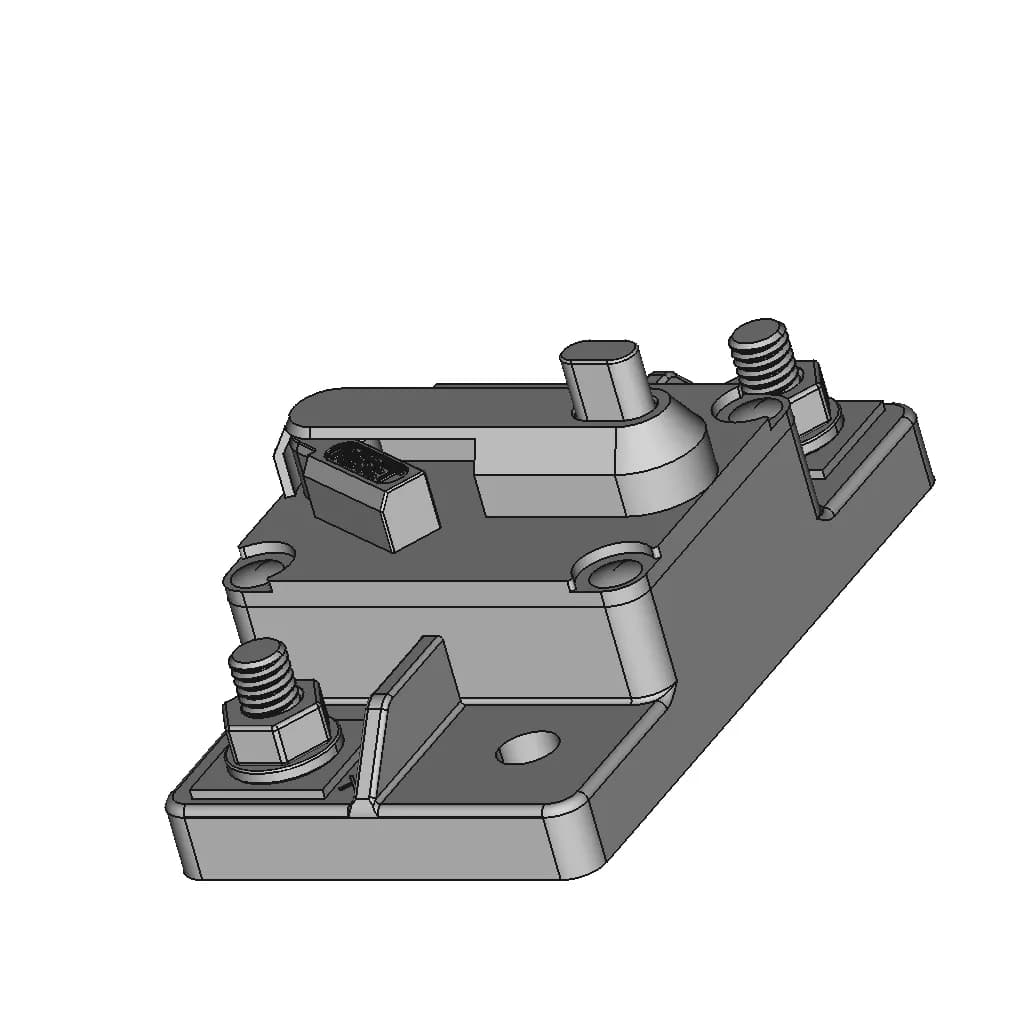 Bussmann 80A Circuit Breaker 285080 1 | CAD Model for Energy Systems_60_30_degree_snapshot