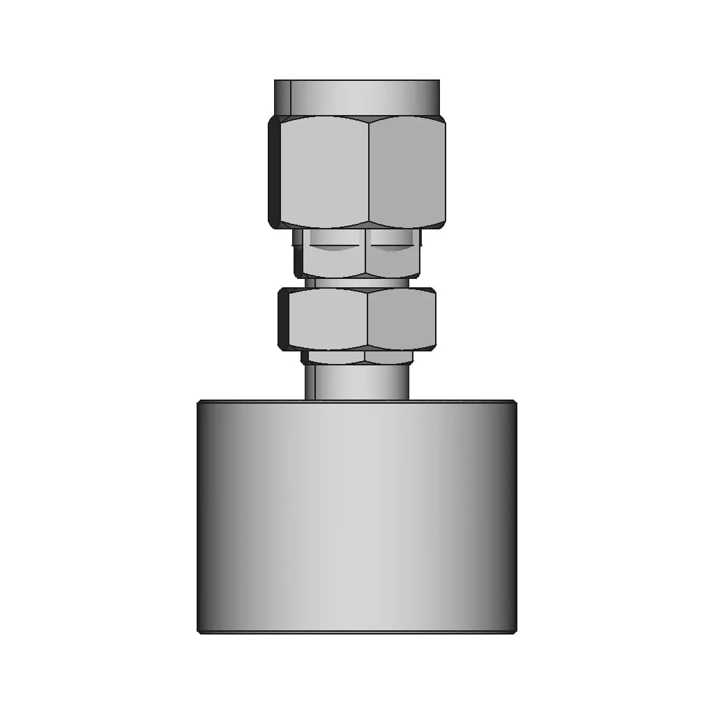 Bulkhead Union 1By2 F X 1By4 In Tube | CAD Model for Energy Systems_90_0_degree_snapshot