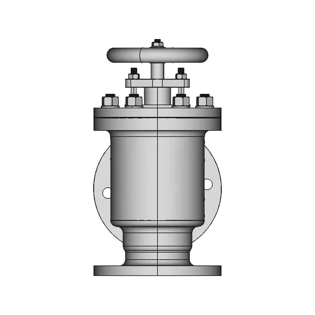 Boiler Feed Check Valve 1 | CAD Model for Energy Systems_0_270_degree_snapshot