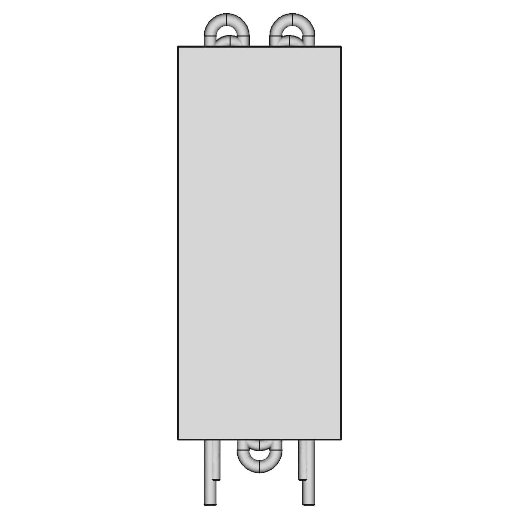 Liquid Cold Plate 1 | CAD Model for Energy Systems_270_0_degree_snapshot
