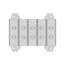 Power Terminal 3P N Pe Din Rail Mount | CAD Model for Energy Systems_270_0_degree_snapshot