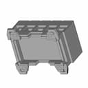 Power Terminal 3P N Pe Din Rail Mount | CAD Model for Energy Systems_60_30_degree_snapshot